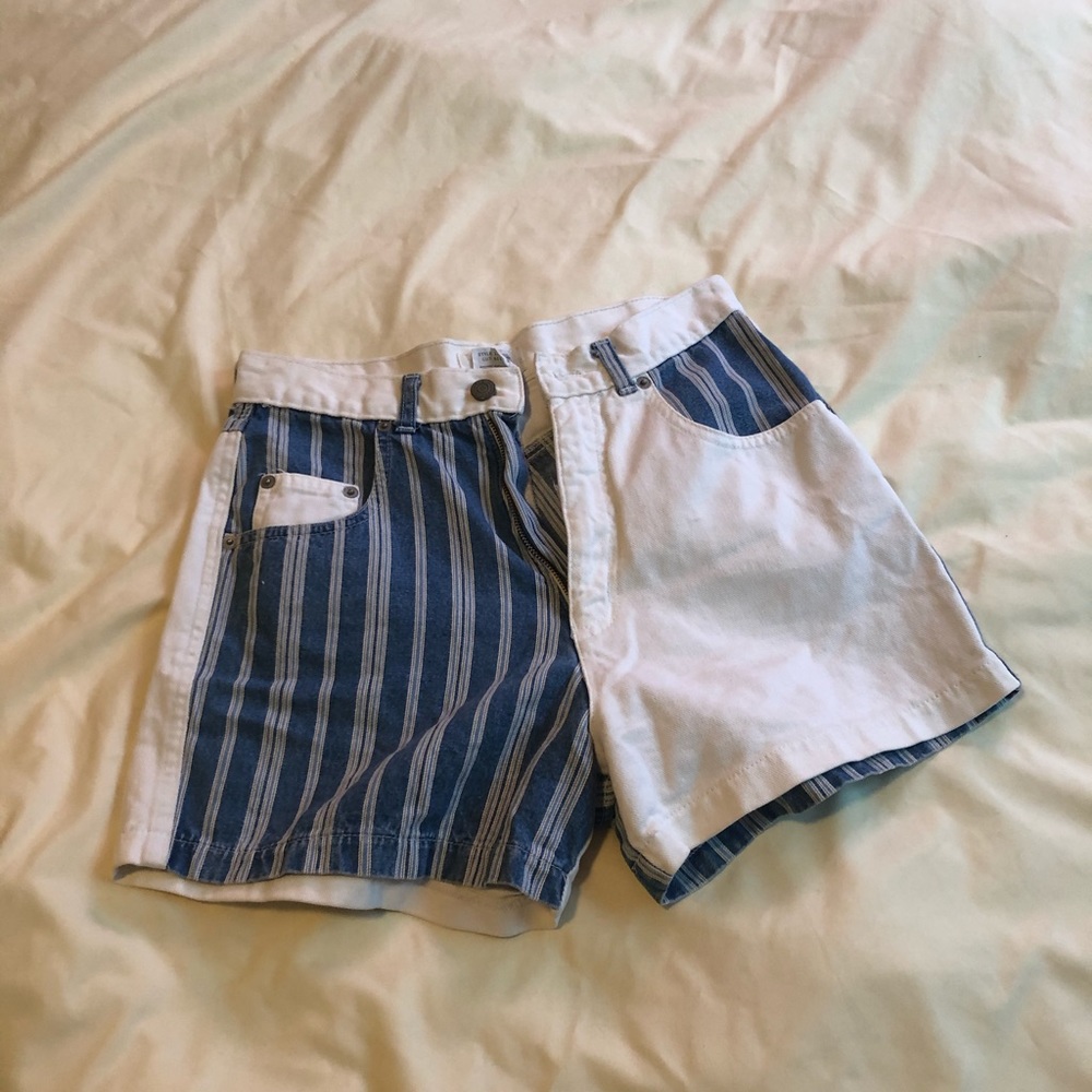 high waisted jean shorts